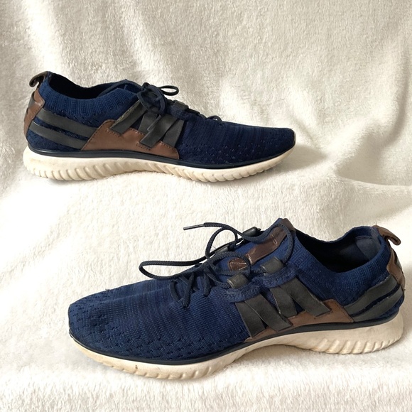 Cole Haan GrandMotion Lace Up Woven Comfort StitchLite Sneakers Sz 9.5M - Picture 3 of 13